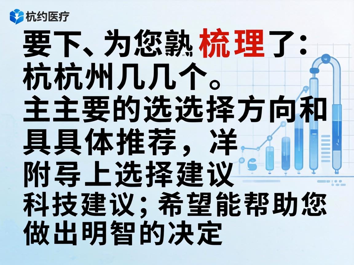 以下为您梳理了杭州几个主要的选择方向和具体推荐，并附上选择建议，希望能帮助您做出明智的决定