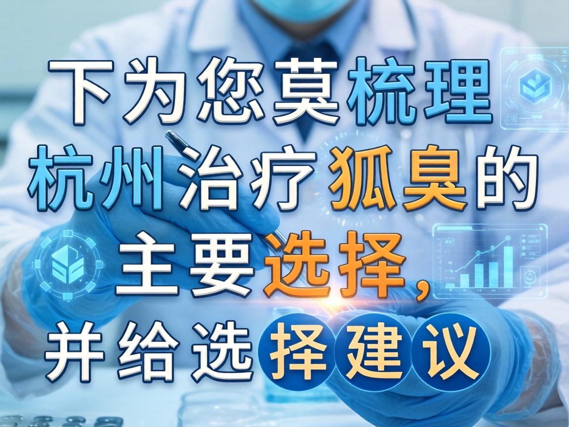 以下为您梳理杭州治疗狐臭的主要选择，并给出选择建议