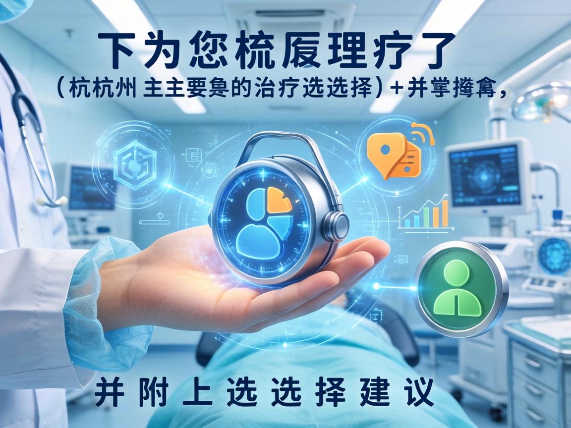 以下为您梳理了杭州主要的治疗选择，并附上选择建议