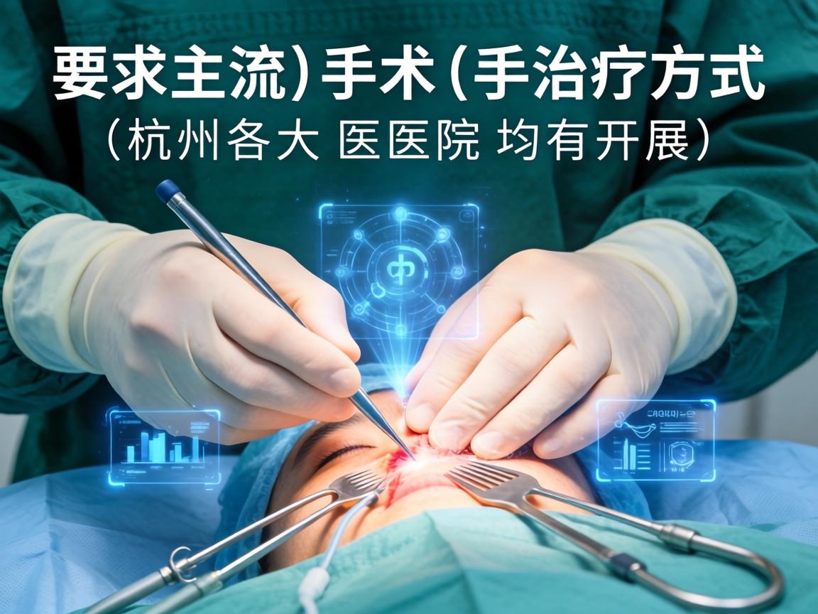 一、主流手术治疗方式（杭州各大医院均有开展）