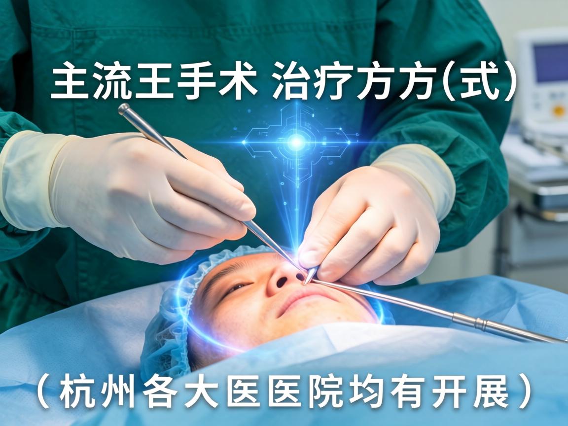 一、主流手术治疗方式（杭州各大医院均有开展）