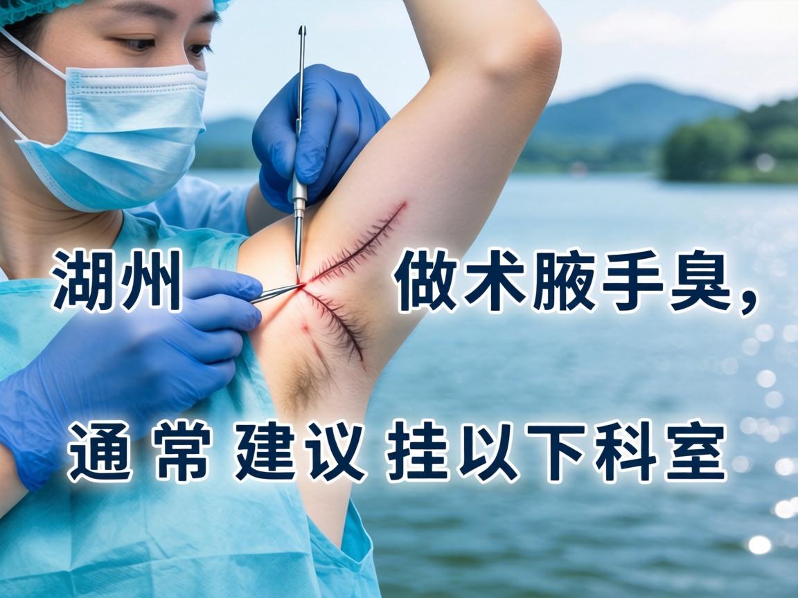 在湖州做腋臭手术，通常建议挂以下科室
