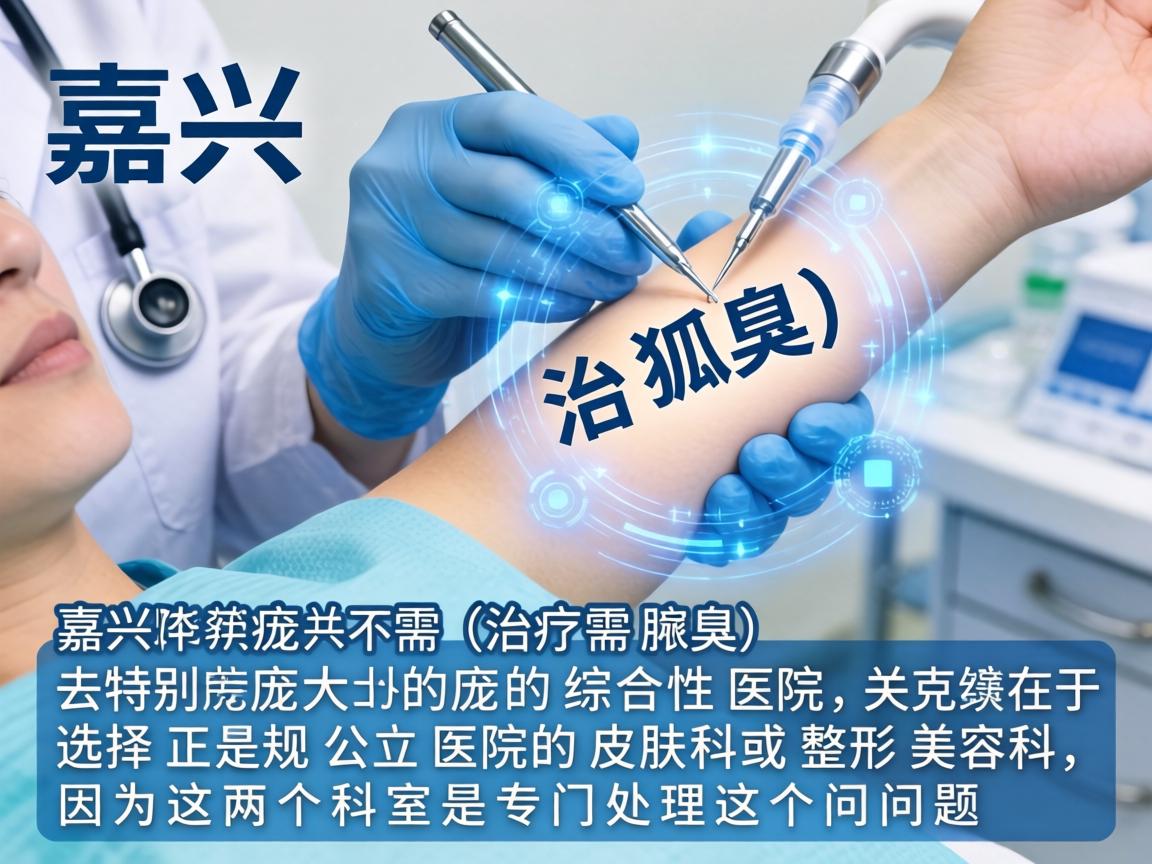 在嘉兴，治疗狐臭（腋臭）并不需要去特别庞大的综合性医院，关键在于选择正规公立医院的皮肤科或整形美容科，因为这两个科室是专门处理这个问题的